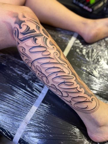 Tatuaje black n grey, Mr Otaf Madrid