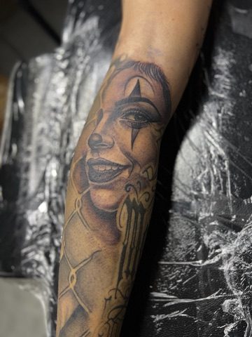 Tatuaje black n grey, Mr Otaf Madrid