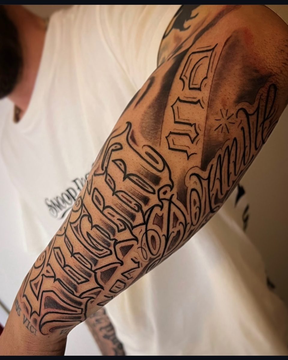 Tatuaje black n grey, Mr Otaf Madrid